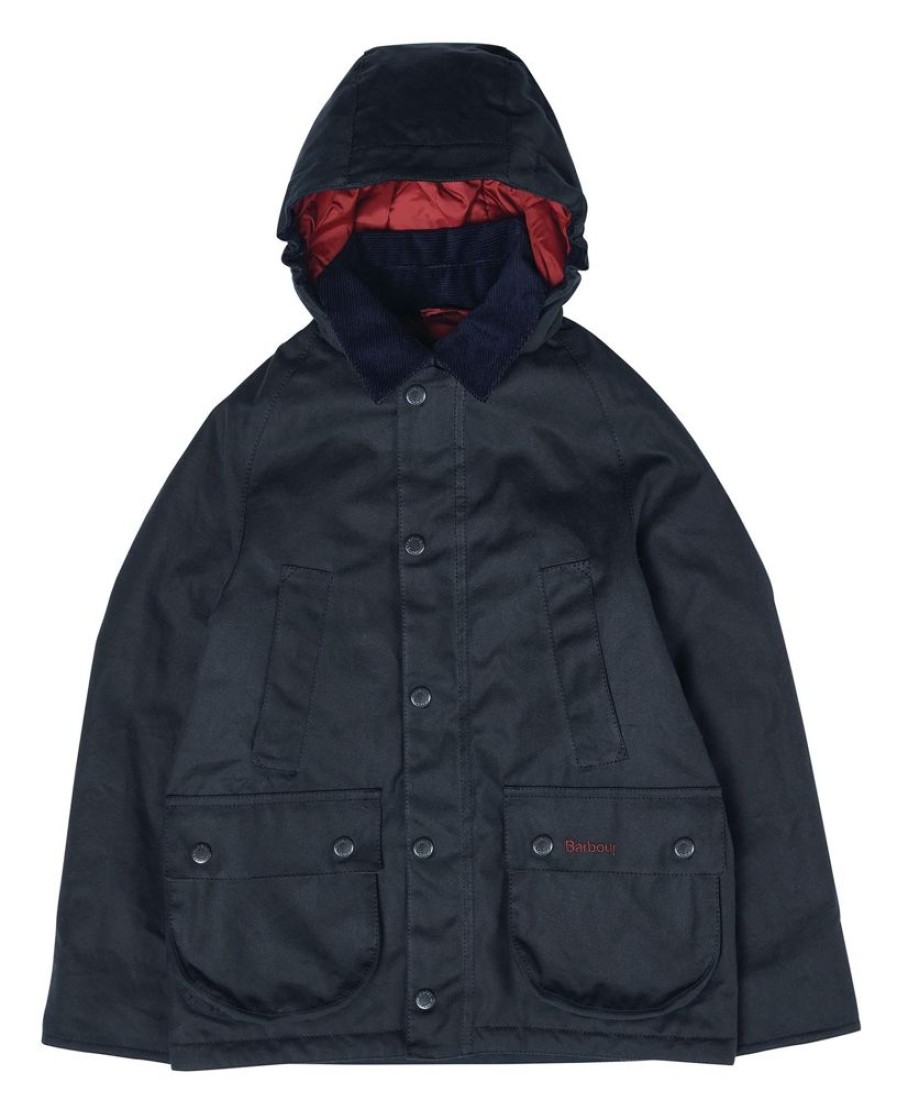 Kids Barbour Waxed Jackets | Barbour Boys' Winter Bedale Wax Jacket