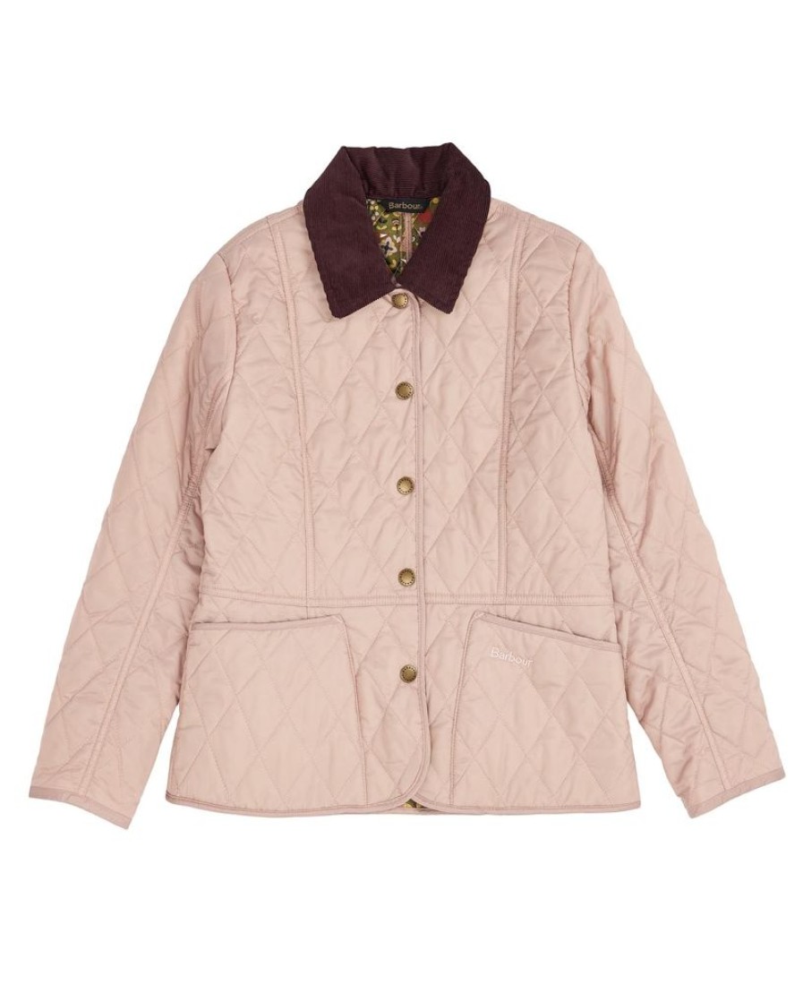 Kids Barbour Jackets | Barbour Girls Printed Liddesdale Quilted Jacket