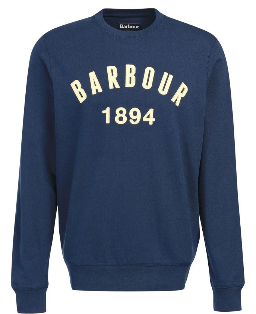 Men Barbour Hoodies & Sweatshirts | Barbour John Crew Sweatshirt