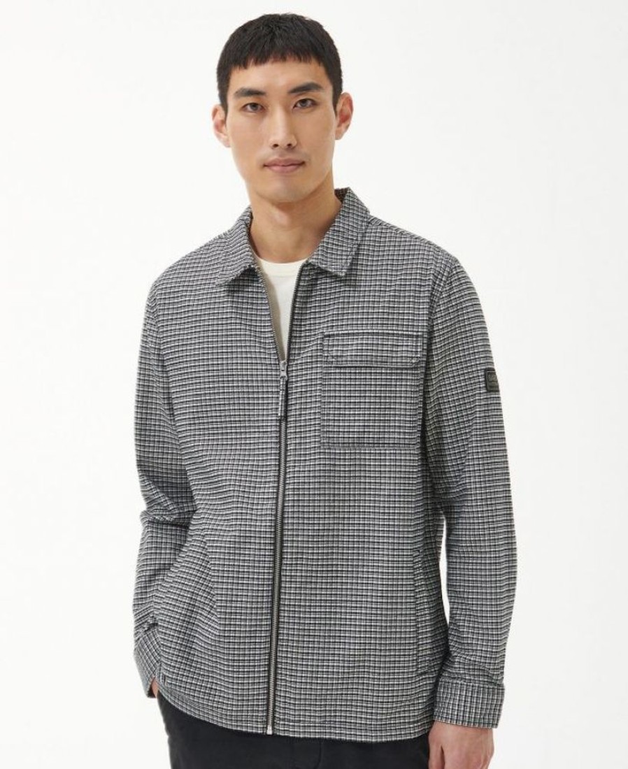 Men Barbour Shirts | B.Intl Ring Tailored Overshirt