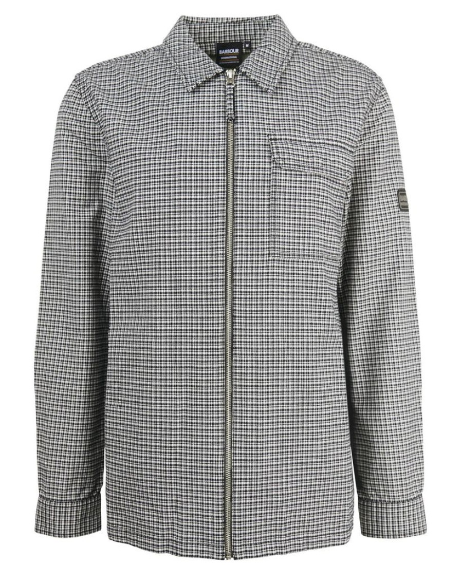 Men Barbour Shirts | B.Intl Ring Tailored Overshirt