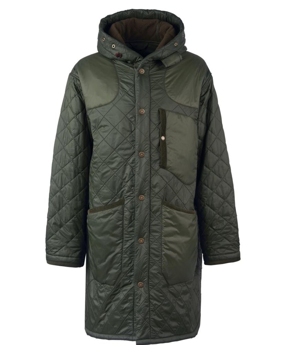 Men Barbour Parka Jackets | Barbour Overnight Polar Quilted Parka Jacket