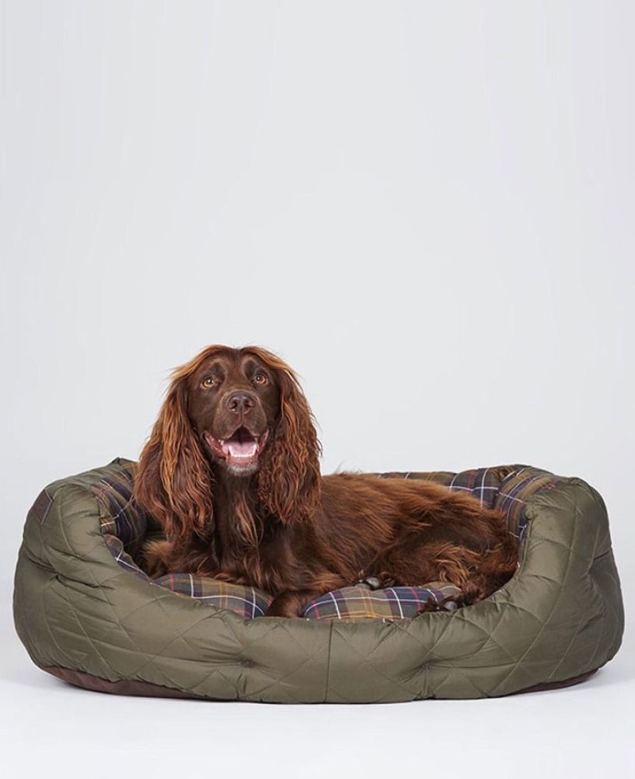 Accessories Barbour Beds & Blankets | Barbour Quilted Dog Bed 30In