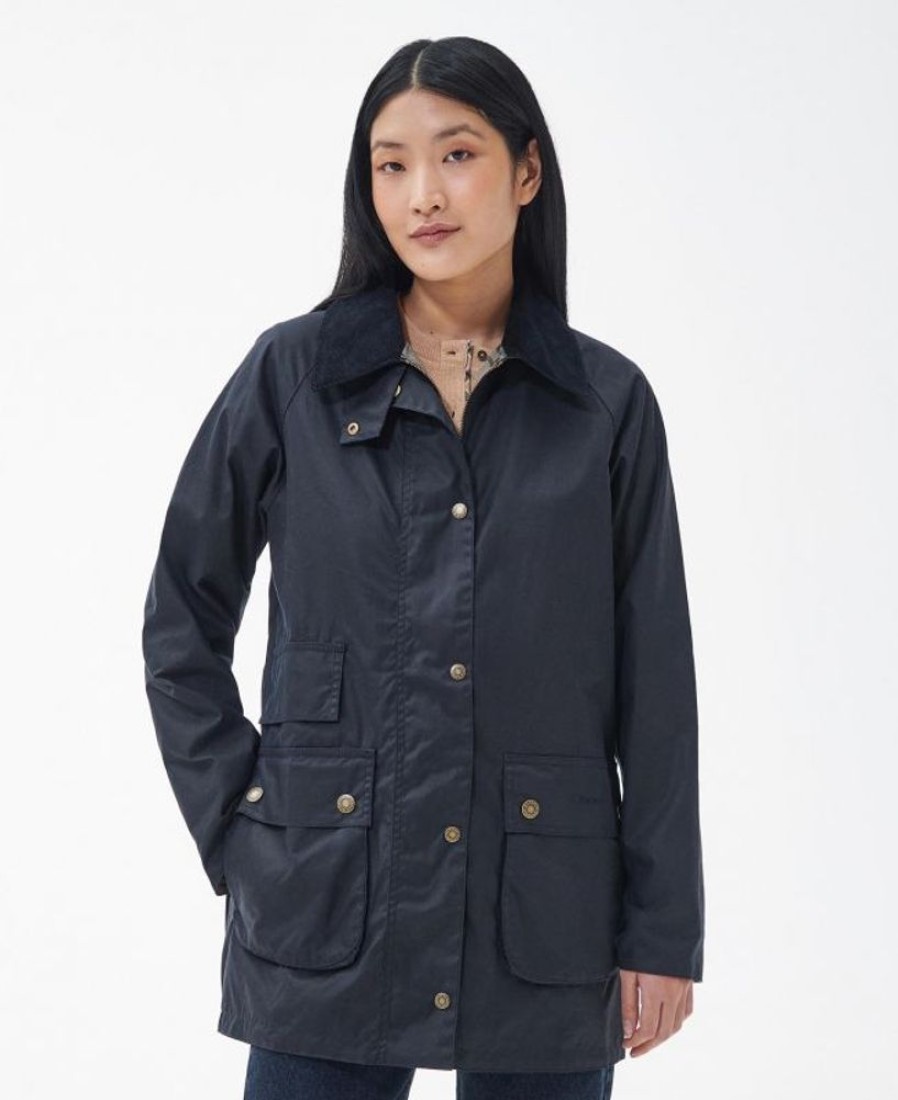 Women Barbour Waxed Jackets | Barbour Tain Wax Jacket