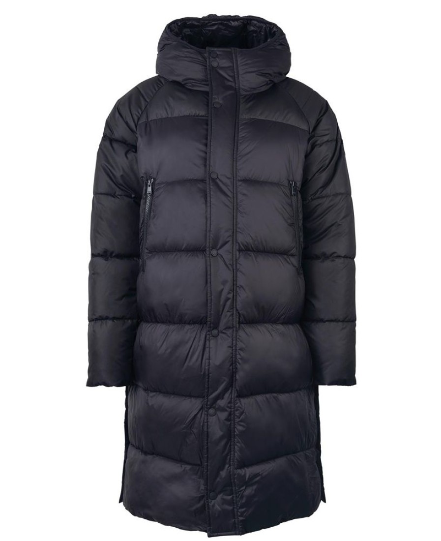 Men Barbour Parka Jackets | B.Intl Hoxton Quilted Parka Jacket