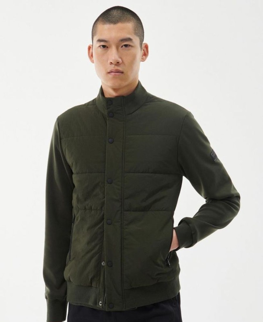 Men Barbour Quilted Jackets | B.Intl Bheinn Quilted Sweatshirt