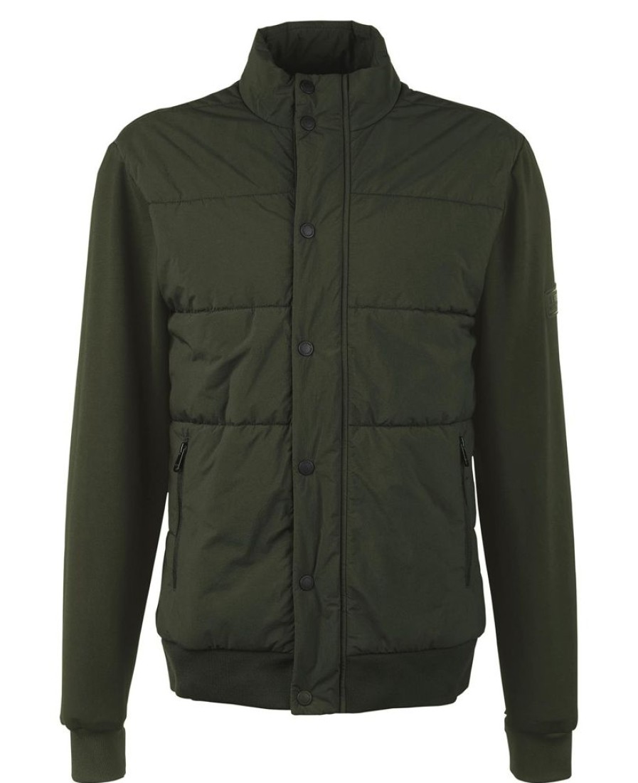 Men Barbour Quilted Jackets | B.Intl Bheinn Quilted Sweatshirt