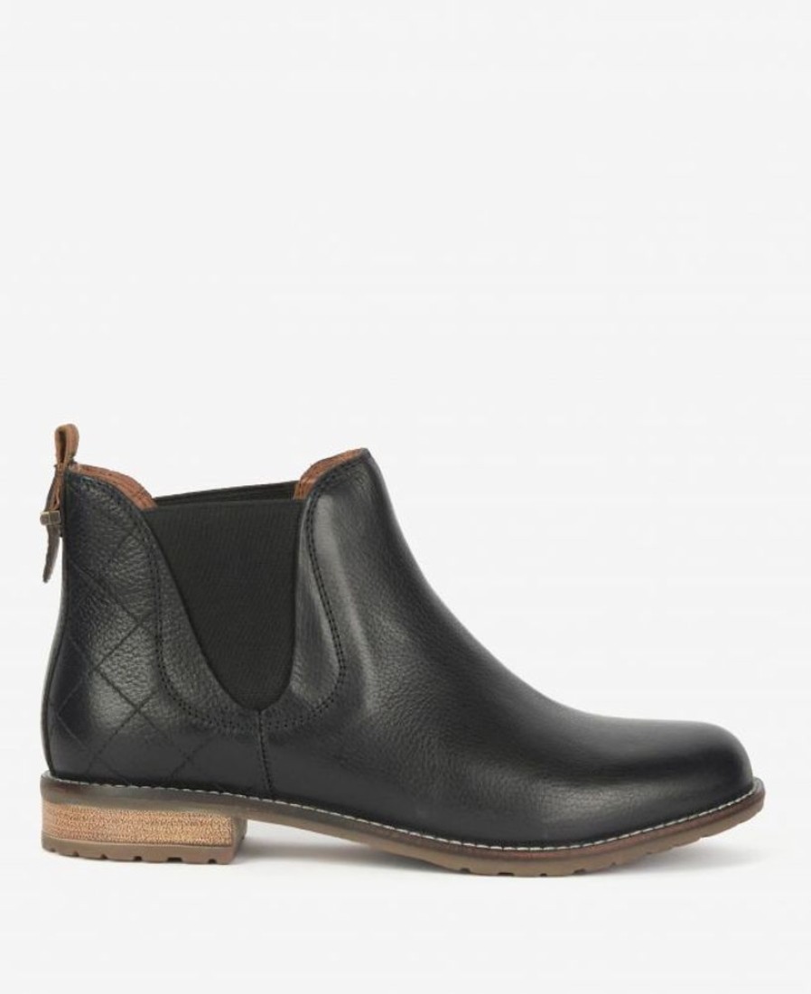 Women Barbour Boots | Barbour Camelia Diamond-Quilted Chelsea Boots