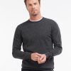 Men Barbour Jumpers | Barbour Essential Lambswool Crew Neck Sweatshirt