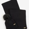 Accessories Barbour Scarves & Wraps | B.Intl Mallory Beanie & Scarf Gift Set