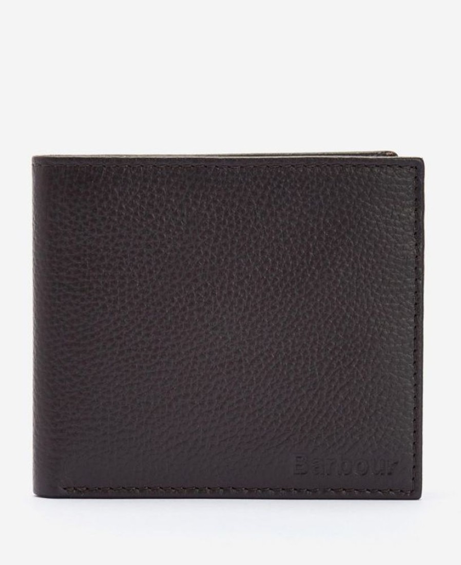 Accessories Barbour Wallets & Card Holders | Barbour Amble Leather Billfold Wallet