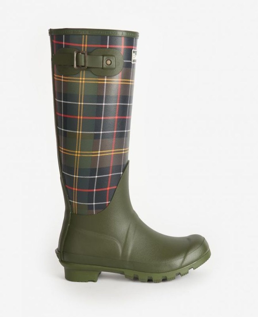 Women Barbour Wellingtons | Barbour Tartan Bede Wellingtons