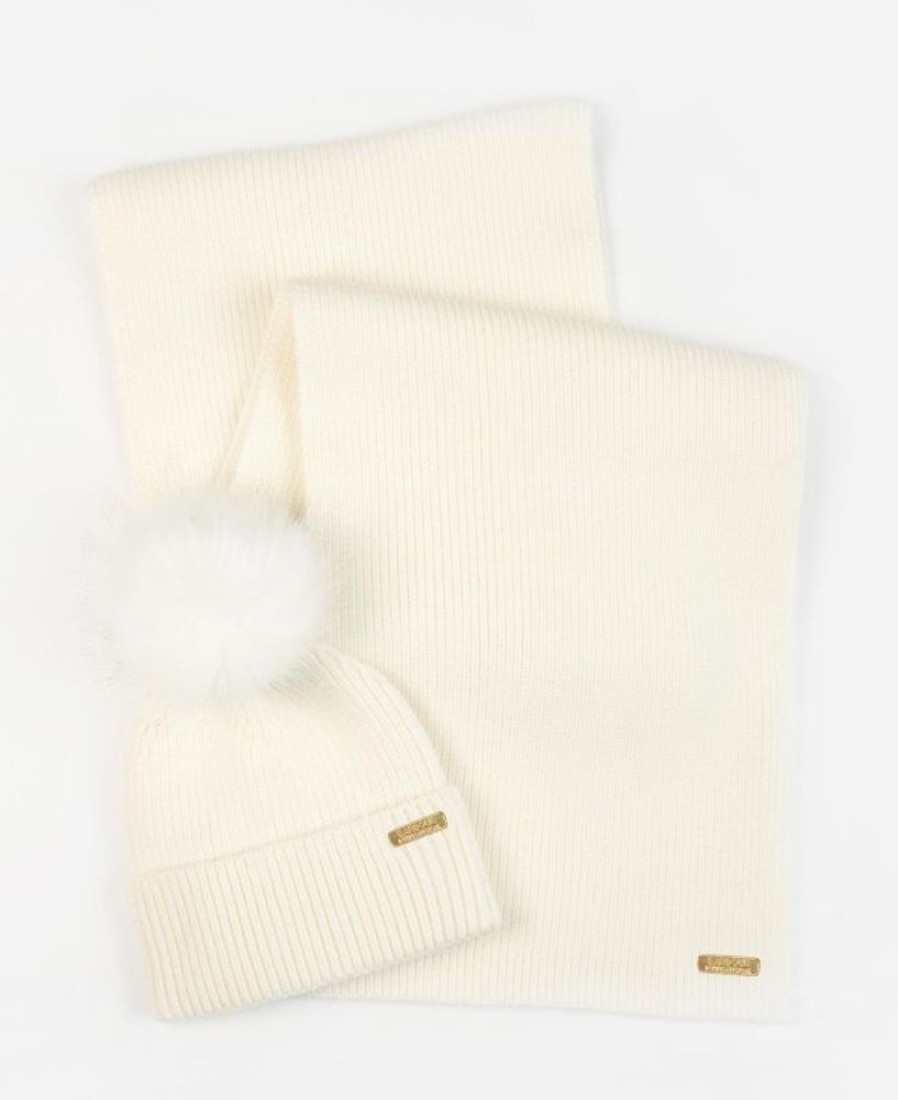 Accessories Barbour Scarves & Wraps | B.Intl Mallory Beanie & Scarf Gift Set