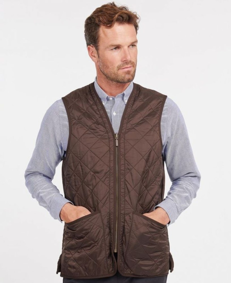 Accessories Barbour Hoods & Liners | Barbour Polarquilt Waistcoat/Zip-In Liner