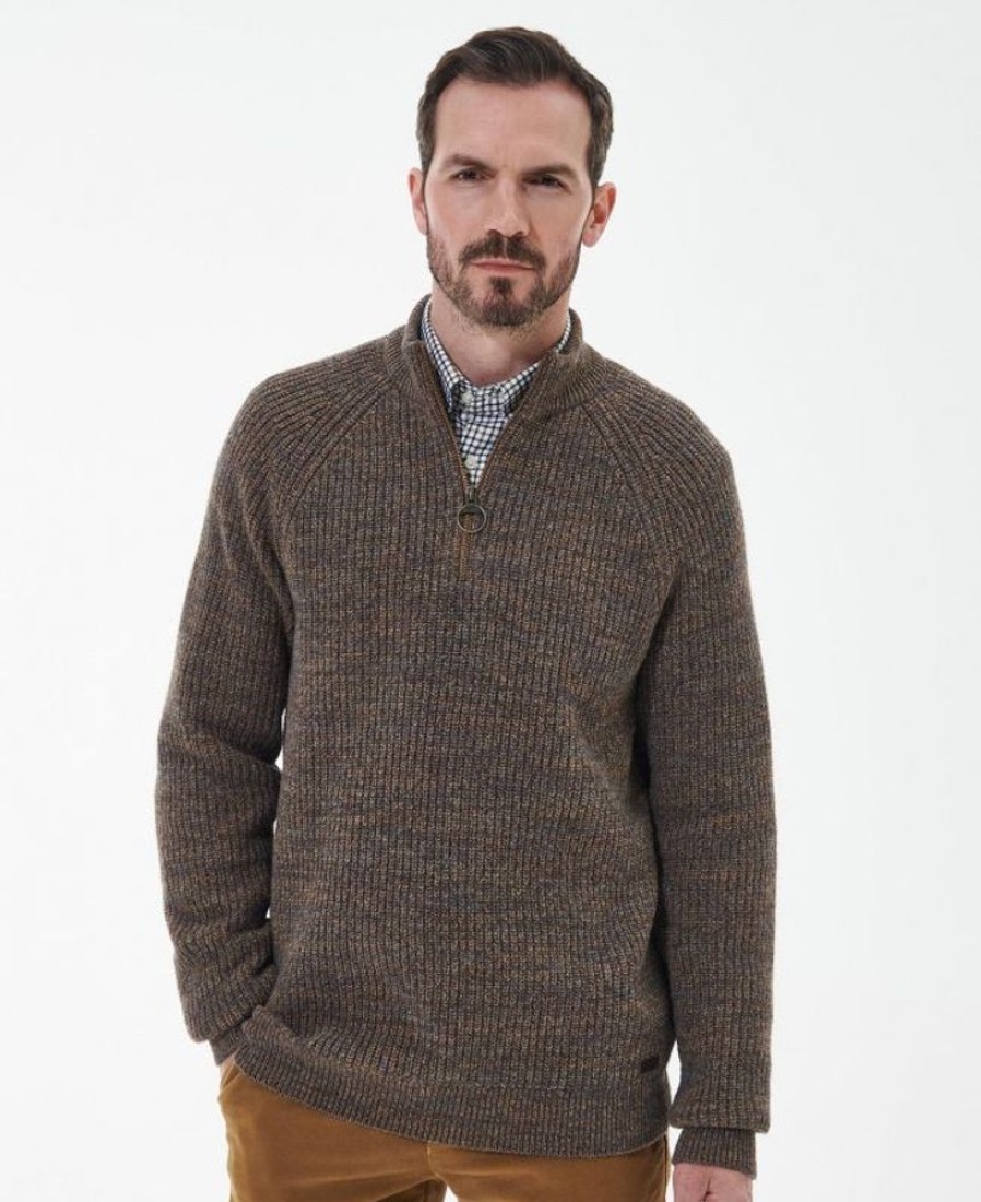 Men Barbour Jumpers | Barbour Horseford Half-Zip Jumper