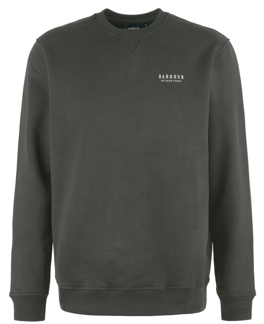 Men Barbour Hoodies & Sweatshirts | B.Intl Charlton Crew Neck Sweatshirt