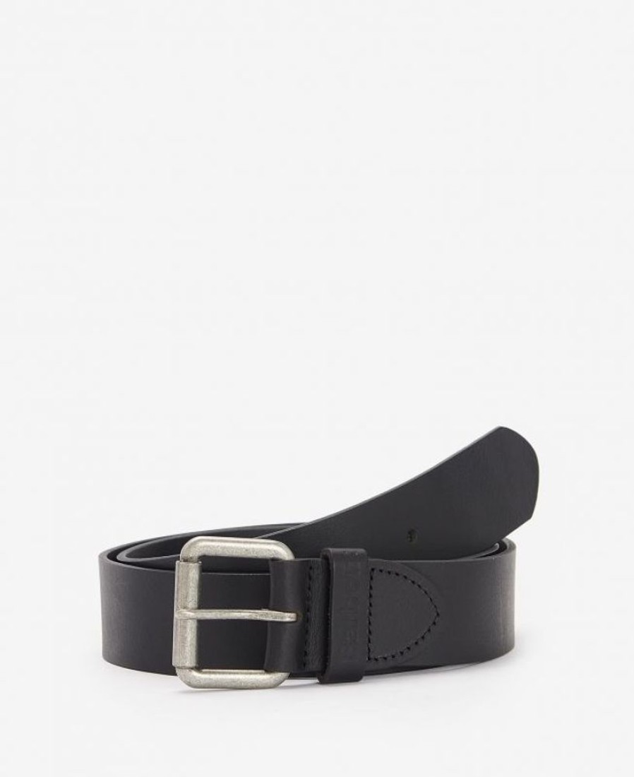 Accessories Barbour Belts | Barbour Matt Leather Belt