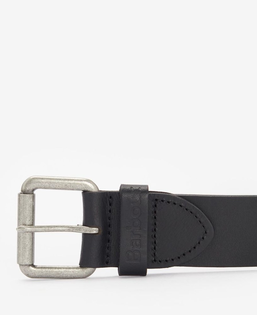 Accessories Barbour Belts | Barbour Matt Leather Belt