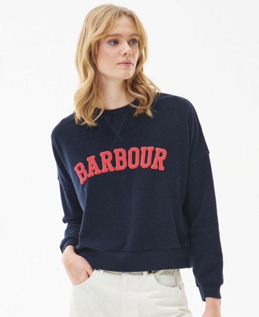 Women Barbour Hoodies & Sweatshirts | Barbour Bracken Sweatshirt