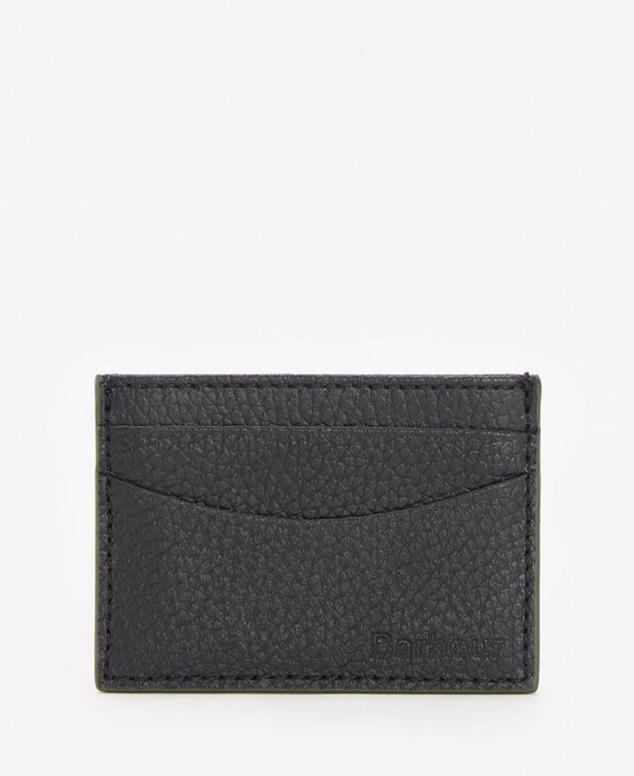 Accessories Barbour Wallets & Card Holders | Barbour Grain Leather Card Holder