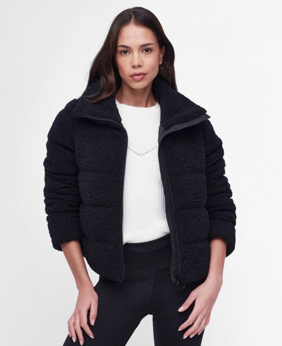 Women Barbour Quilted Jackets | B.Intl Maguire Fleece Quilted Jacket