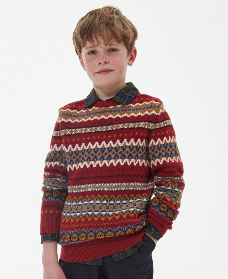 Kids Barbour Clothing | Barbour Boys Case Fairisle Jumper