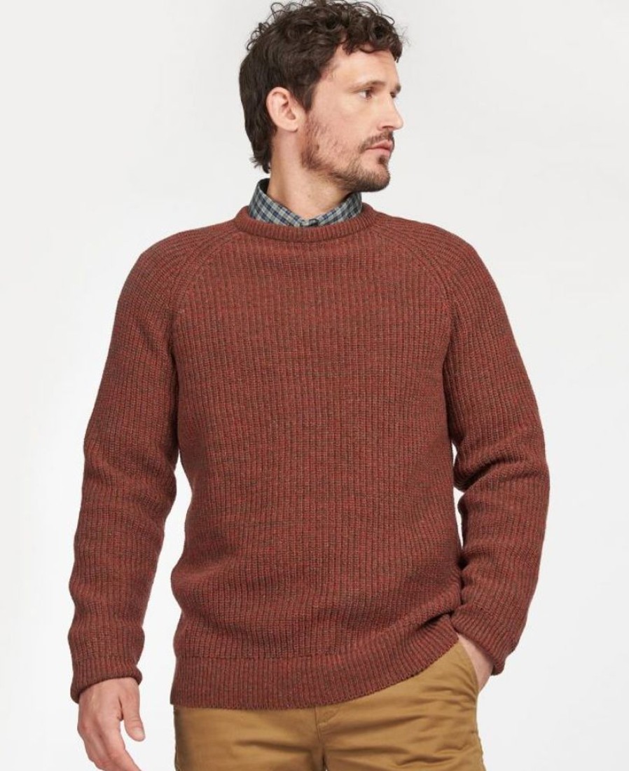 Men Barbour Jumpers | Barbour Horseford Crew Neck Jumper