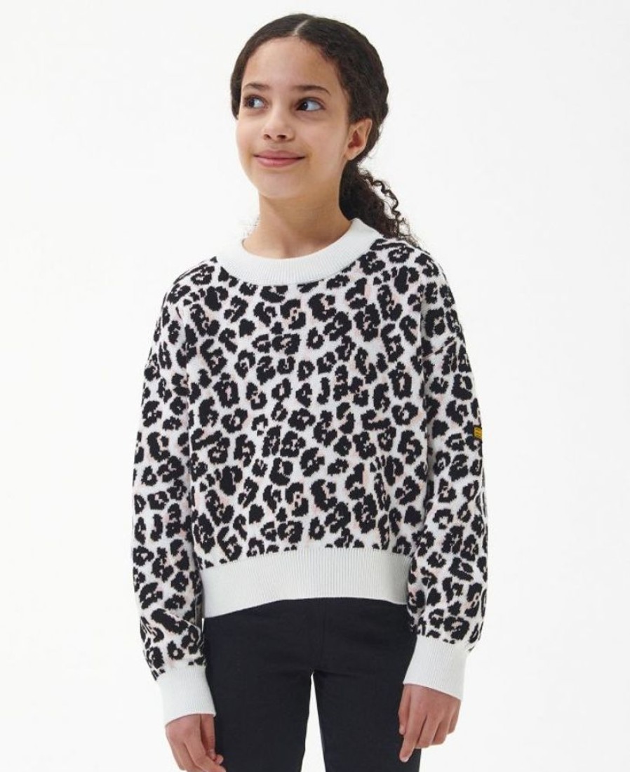 Kids Barbour Clothing | B.Intl Girls' Aprila Knitted Jumper