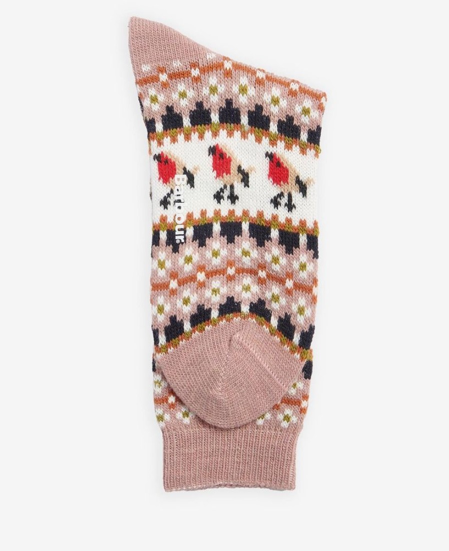 Accessories Barbour Socks | Barbour Robin Fair Isle Socks