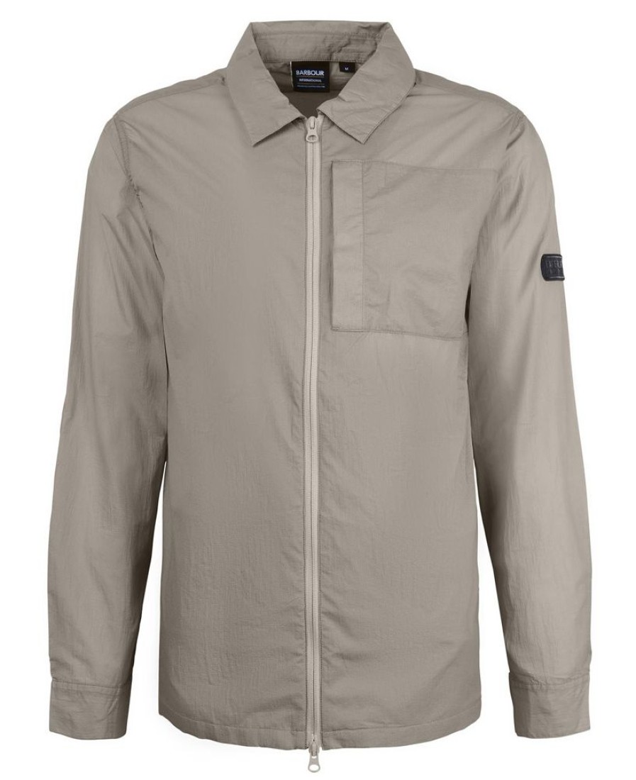 Men Barbour Shirts | B.Intl Grid Overshirt