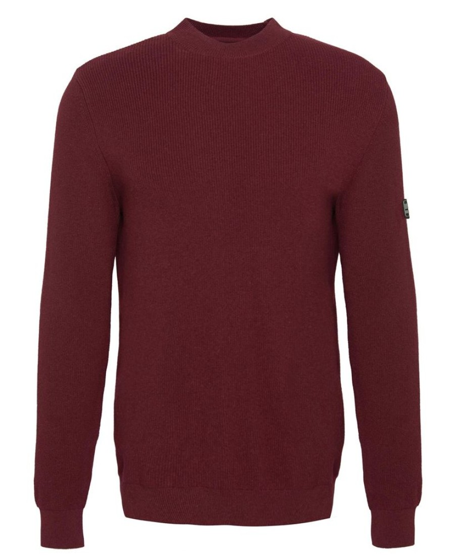 Men Barbour Jumpers | B.Intl Corser Knitted Jumper