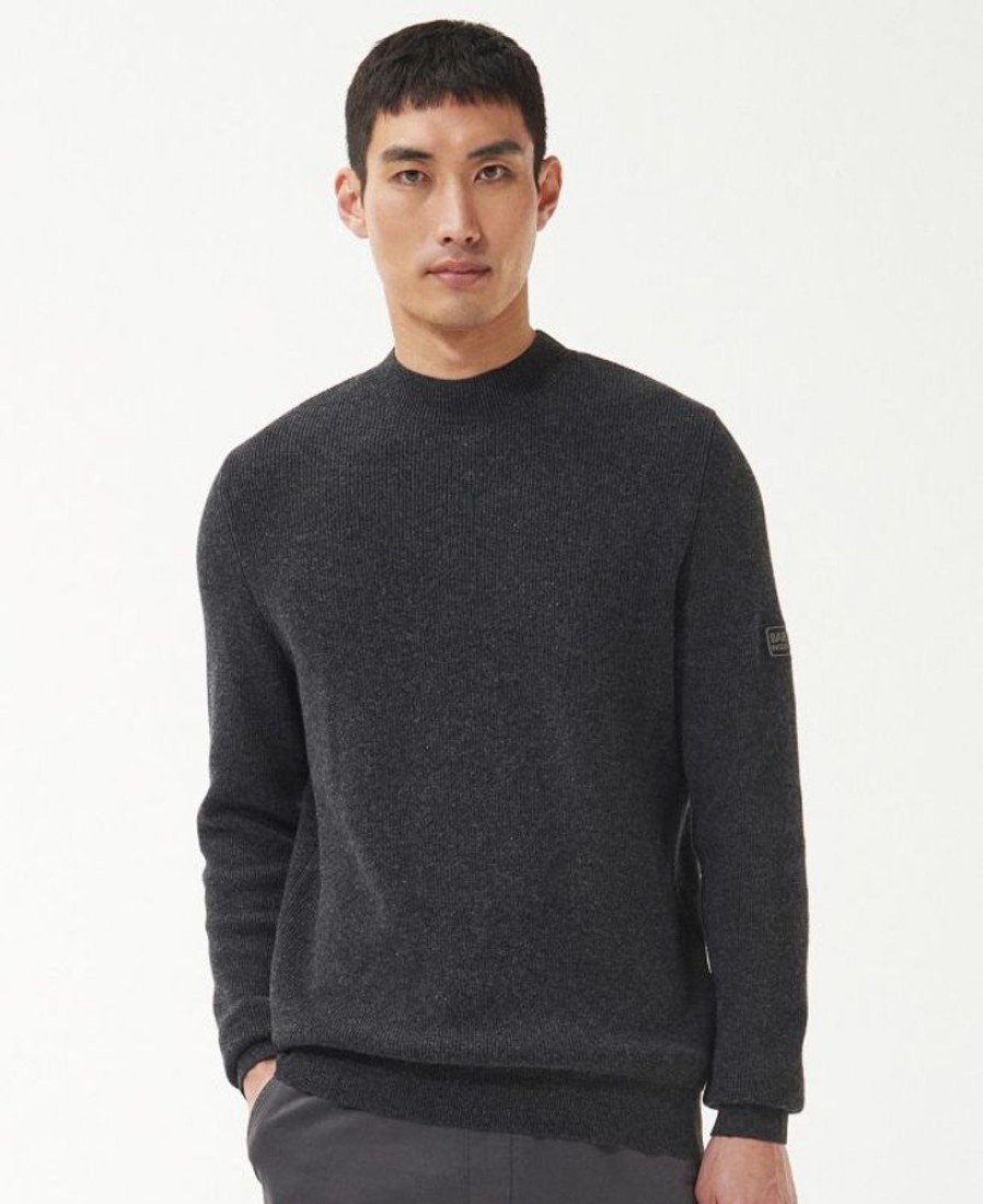 Men Barbour Jumpers | B.Intl Corser Knitted Jumper