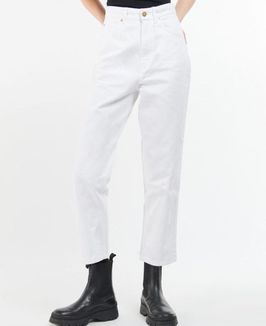 Women Barbour Trousers & Shorts | B.Intl Garcia High Rise Jean