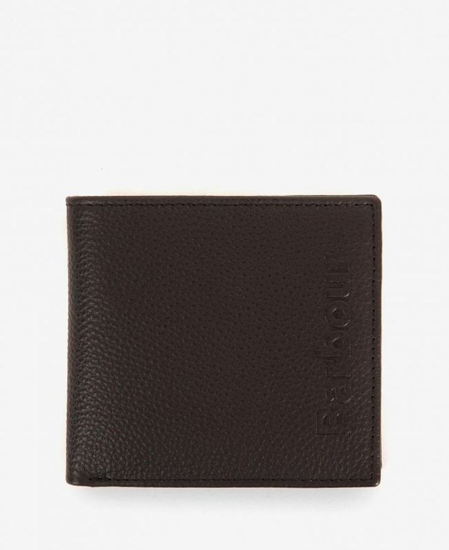 Accessories Barbour Wallets & Card Holders | Barbour Debossed Logo Bifold Wallet