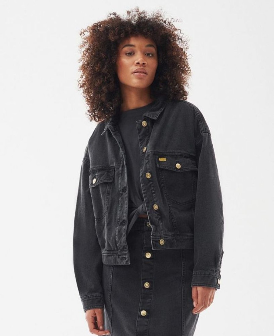 Women Barbour Shirts & Blouses | B.Intl Lorimer Denim Jacket