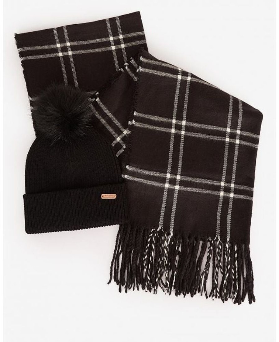 Accessories Barbour Scarves & Wraps | B.Intl Beanie & Scarf Gift Set