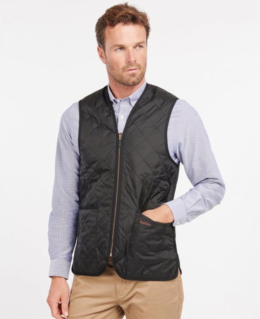 Accessories Barbour Hoods & Liners | Barbour Quilted Waistcoat/Zip-In Liner