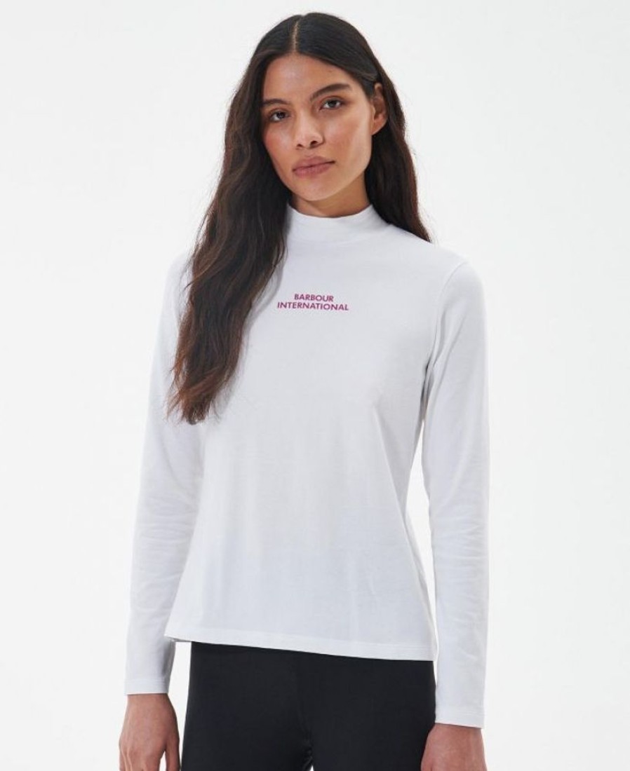 Women Barbour T-Shirts | B.Intl Benson T-Shirt