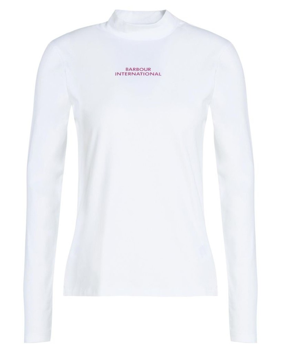 Women Barbour T-Shirts | B.Intl Benson T-Shirt