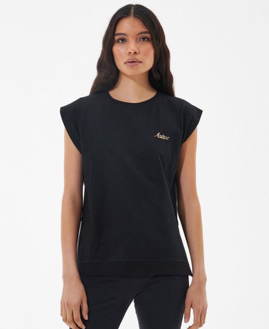 Women Barbour T-Shirts | B.Intl Sanderson T-Shirt