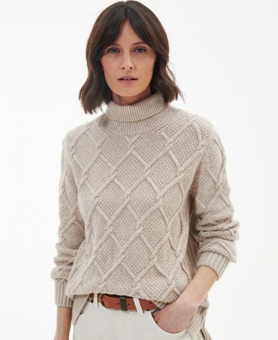 Women Barbour Jumpers | Barbour Burne Knitted Sweatshirt