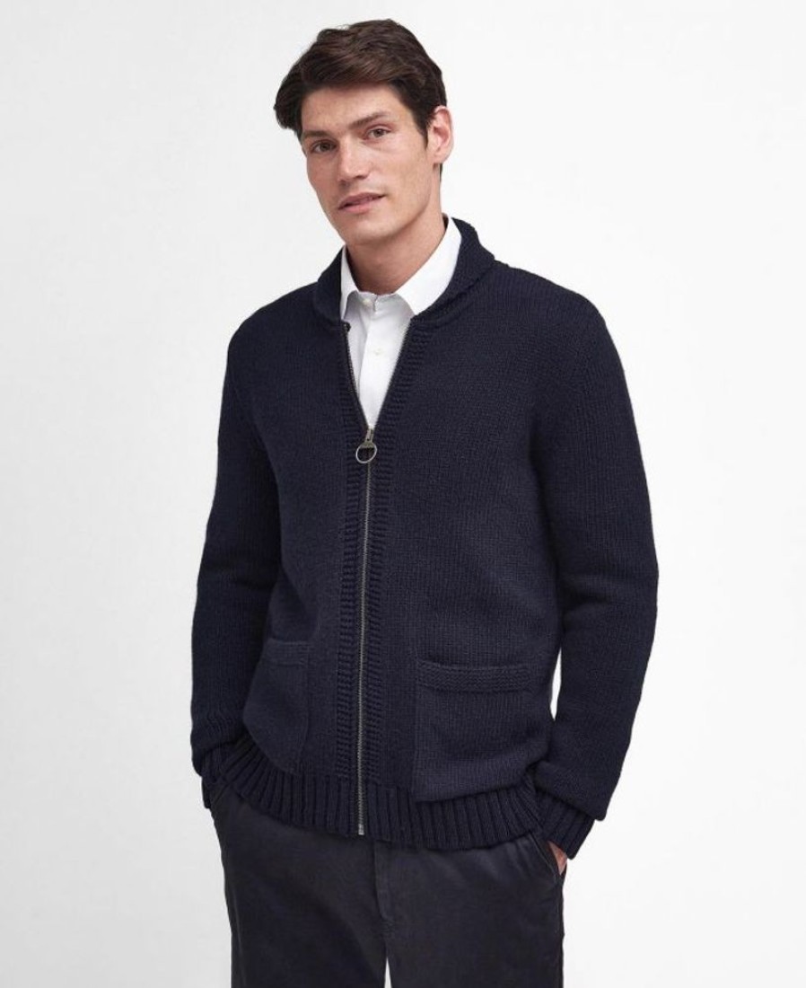 Men Barbour Jumpers | Barbour Felton Zip-Up Jumper