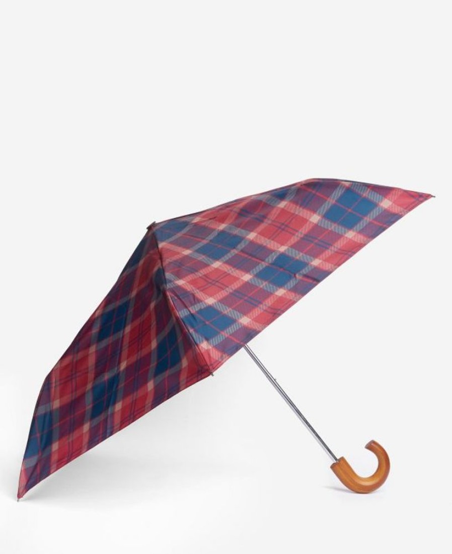 Accessories Barbour Umbrellas | Barbour Tartan Mini Umbrella