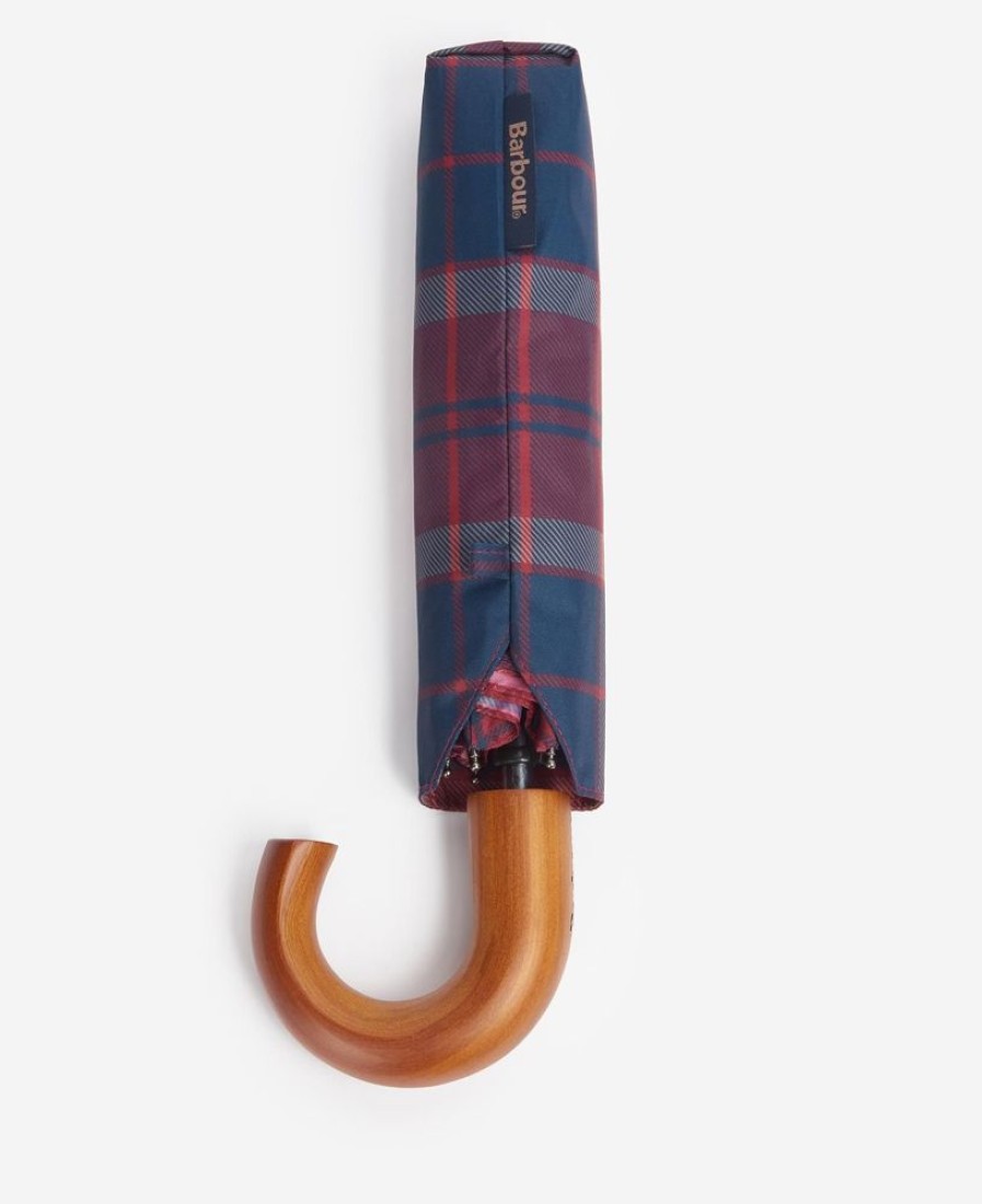 Accessories Barbour Umbrellas | Barbour Tartan Mini Umbrella