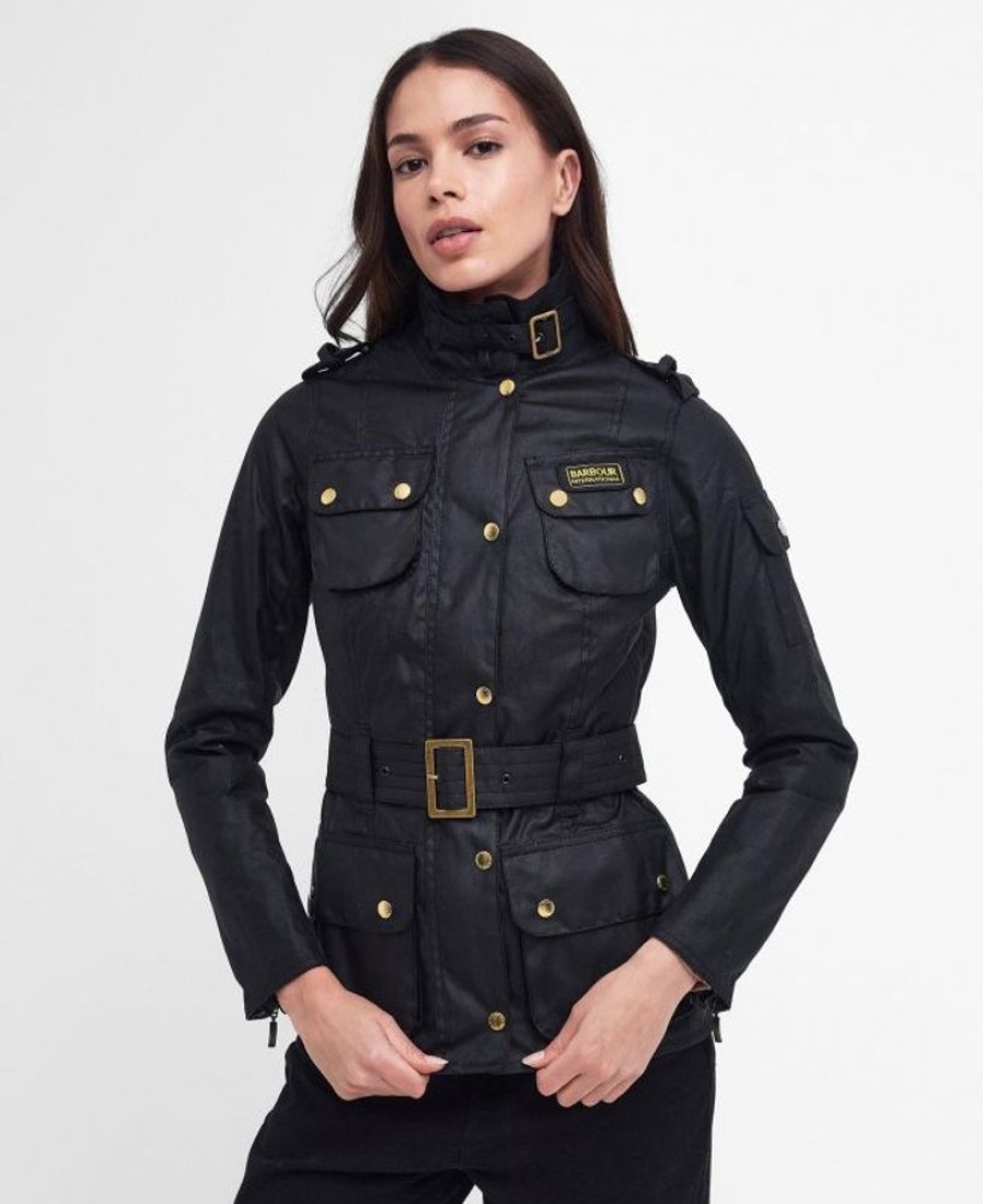 Women Barbour Waxed Jackets | B.Intl Ladies International Waxed Jacket