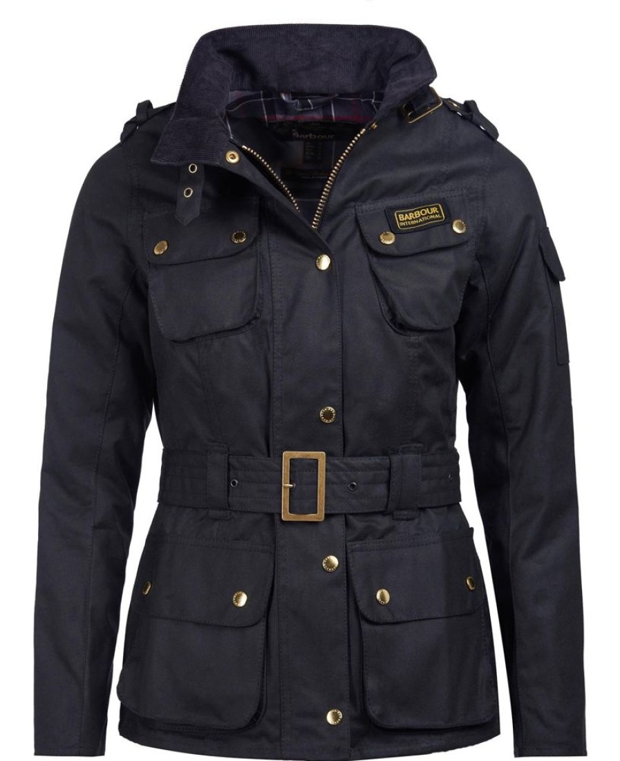 Women Barbour Waxed Jackets | B.Intl Ladies International Waxed Jacket