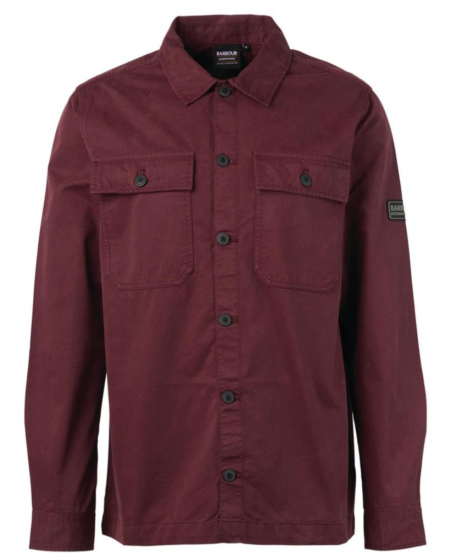 Men Barbour Shirts | B.Intl Adey Overshirt