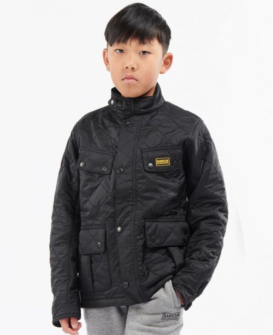 Kids Barbour Quilted Jackets | B.Intl Boys Ariel Polarquilt Jacket