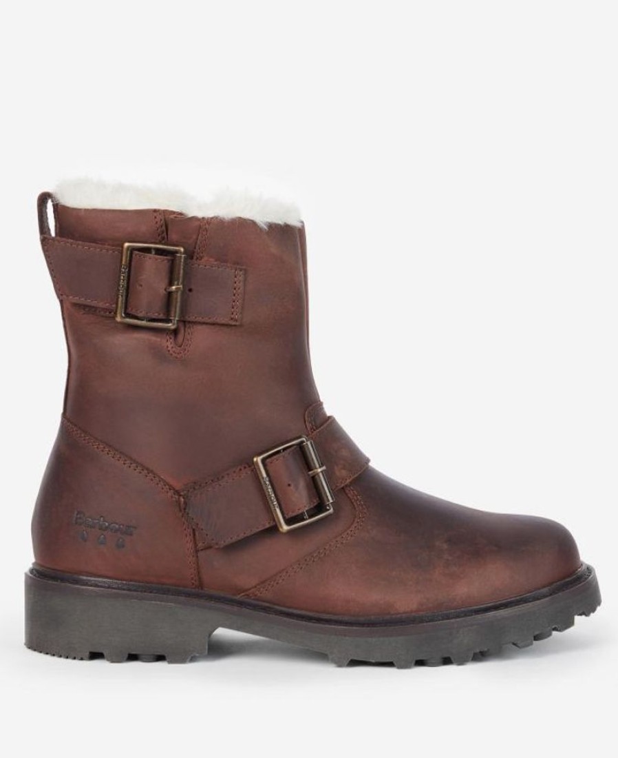 Women Barbour Boots | Barbour Derwent Biker Boots