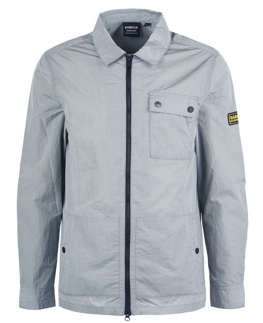 Men Barbour Shirts | B.Intl Inlet Regular Fit Overshirt